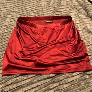 FasionNova XL mini skirt silky